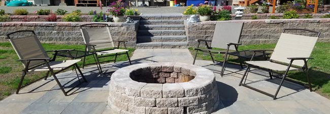 Patio Firepit Hardscape Landscaping Maple Valley